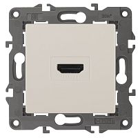 Розетка HDMI без рамки Эра Elegance 1-м. слоновая кость картинка